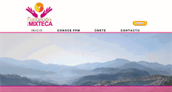 Desktop Screenshot of fundacionpromixteca.org
